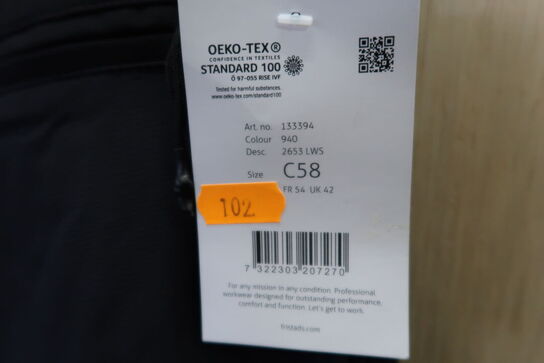 Bukser str. C58 FRISTADS Model: Art No: 133394