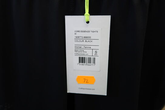 3 stk.(kvinde) Træningsbukser str. S CRAFT Model: Art No: 1908772-999000