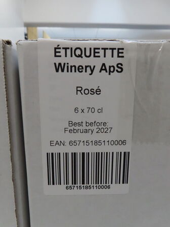 24 stk. Rosé, alkoholfri vin, ÉTIQUETTE WINERY