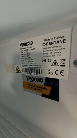DisplayKøleskab VIBOCOLD VD372