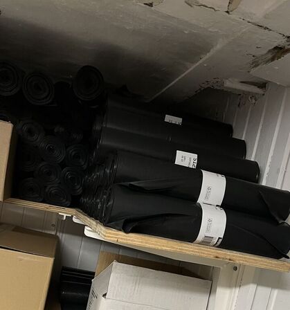 Parti Håndsæbe + Rengøringskemikalier herunder Grill Rens, Gummihandsker, Plastposer