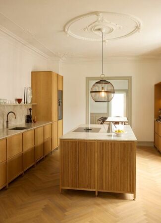 Halo design stockholm ø50 sort  træ(ubrugt)