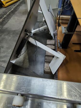 Vinkel-hæve/sænkebord.