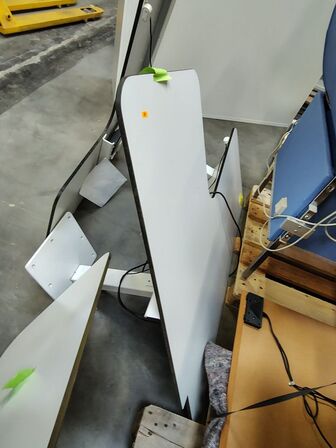 Vinkel-hæve/sænkebord.