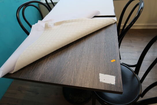 4 stk. caféborde med 7 stk. caféstole