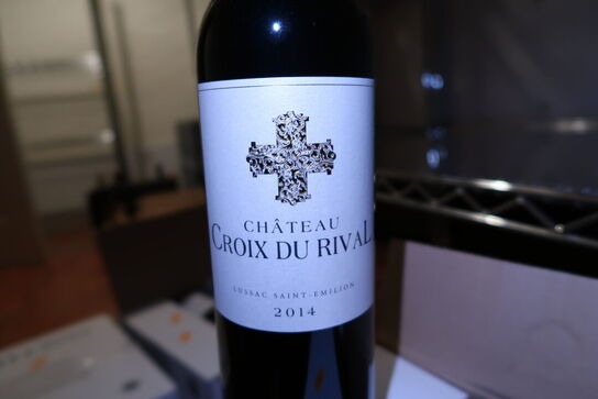 6 flasker rødvin CHATEAU CROIX DU RIVAL 2014