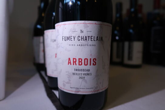 6 flasker rødvin FUMEY CHATELAIN ARBOIS 2022