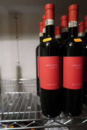 6 flasker rødvin REDEDITION PLOZZA VINI 12 INFERNO 2012