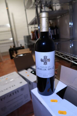 6 flasker rødvin CHATEAU CROIX DU RIVAL 2014