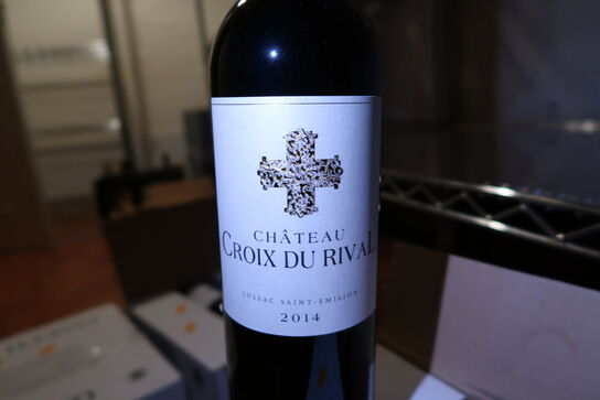 6 flasker rødvin CHATEAU CROIX DU RIVAL 2014