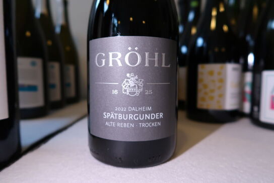 5 flasker rødvin GRÖHL DALHEIM SPATBURGUNDER 2022