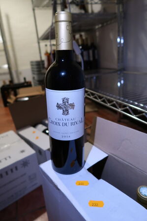 6 flasker rødvin CHATEAU CROIX DU RIVAL 2014