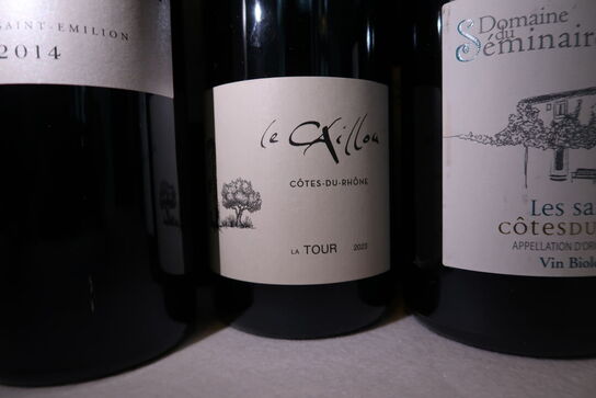 4 flasker rødvin LA CAILLOUI COTES DU RHONE LA TOUR 2023