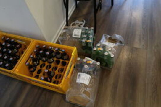 Div. Sodavand og tomme flasker