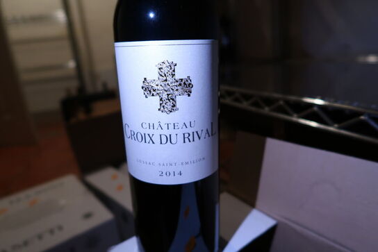 6 flasker rødvin CHATEAU CROIX DU RIVAL 2014