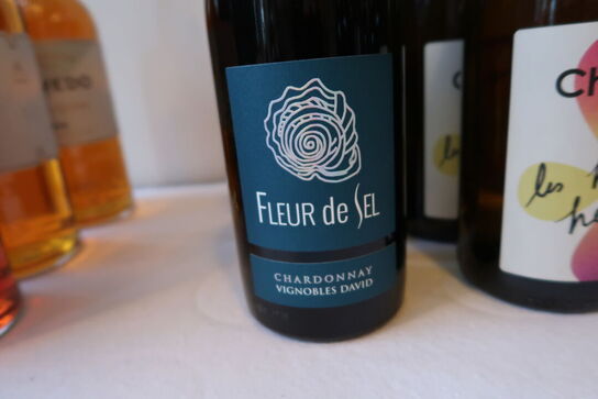3 flasker hvidvin CHARDONNAY VIGNOBLES DAVID FLEUR DE SEL 2023