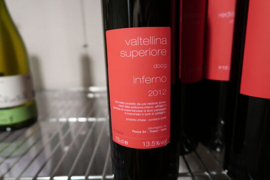 6 flasker rødvin REDEDITION PLOZZA VINI 12 INFERNO 2012