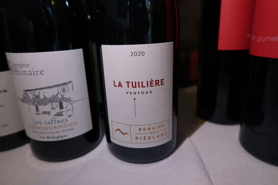 2 flasker rødvin LA TUILIERE VENTOUX 2020