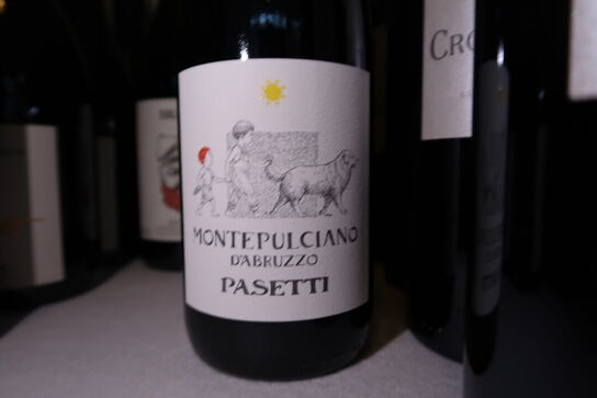 4 flasker rødvin MONTEPULCIANO DABRUZZO PASETTI