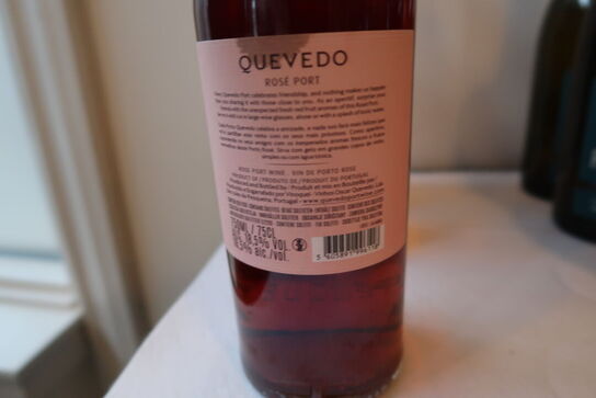 3 flasker portvin QUEVEDO ROSE, QUEVEDO RESERVE