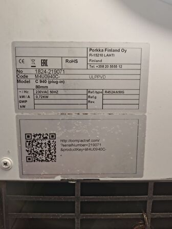 Kølerum PORKKA C940