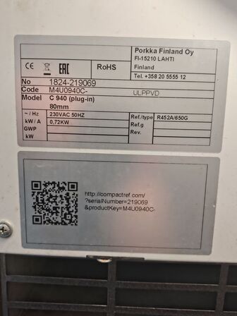 Kølerum PORKKA C940