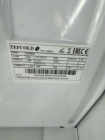 Displaykøleskab TEFCOLD FS1202S