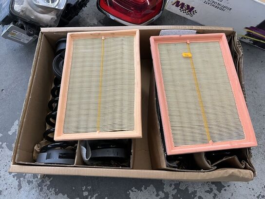 Resevedel til bil, forlygte, bag lygte, støddæmper