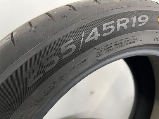 4 stk. dæk HANKOOK 255/45 R19, Ventus S1 Evo