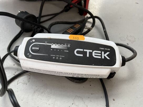 Jump starter og lader RAZE og CTEK