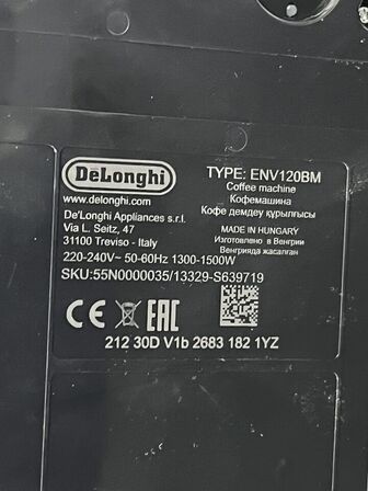 Kaffemaskine NESPRESSO ENV120BM