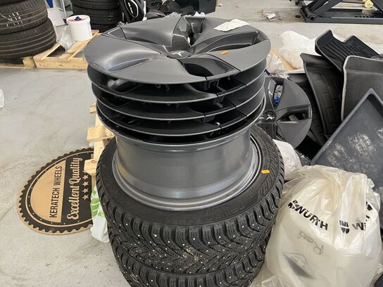 Assorteret måtter og bildele