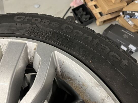 4 stk. dæk CONTINENTAL med fælge, 275/45 R21, Cross contact