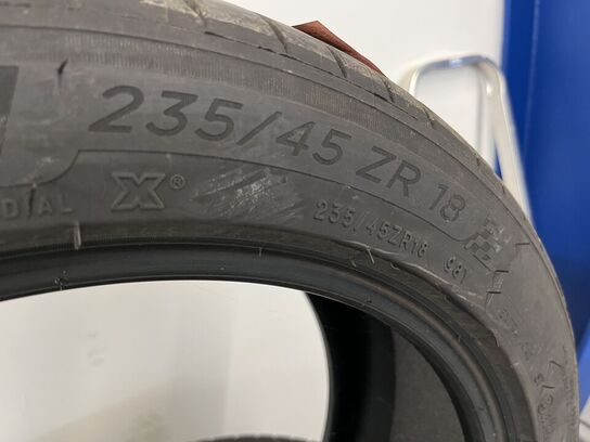 4 stk. dæk MICHELIN 235/45 ZR18, Pilot sport 4