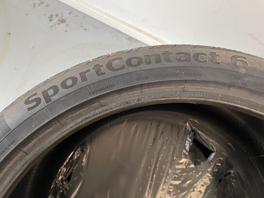 2 stk. dæk CONTINENTAL 285/35 ZR22 XL,  Sportcontact 6