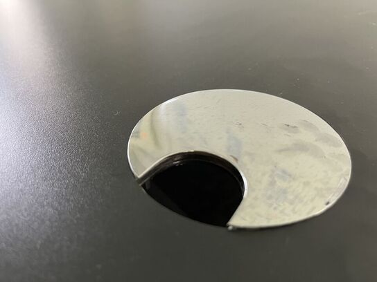 El. hæve/sænke skrivebord med whiteboard