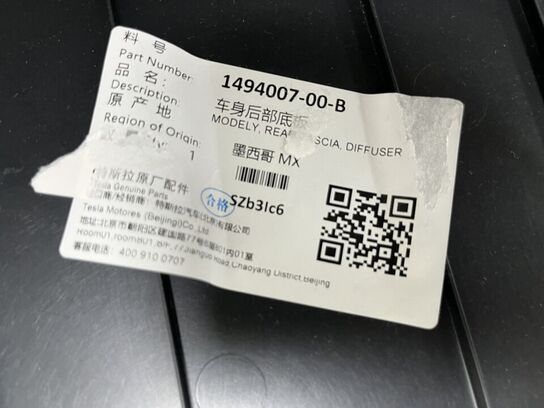 Assoreret TESLA dele