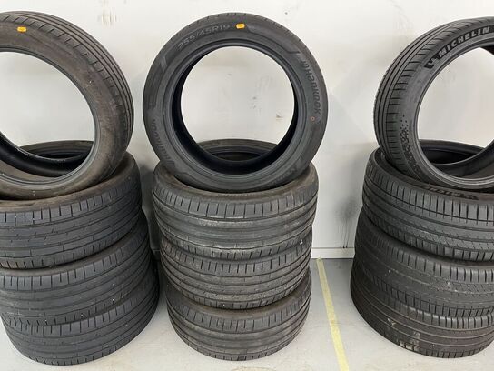 4 stk. dæk HANKOOK 255/45 R19, Ventus S1 Evo
