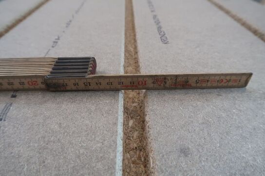 24 stk. gulvspånd plader med spor