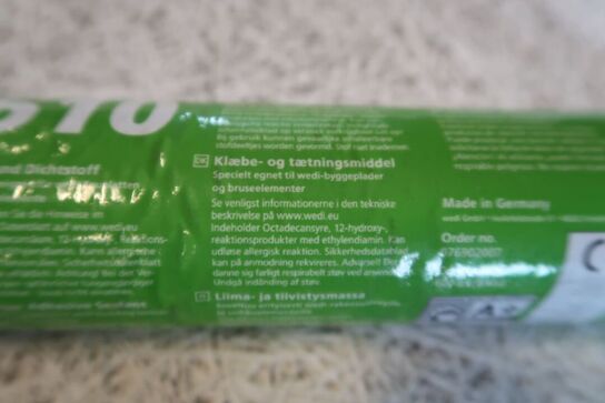 20 poser WEDI 610 klæbe- og tætningsmasse