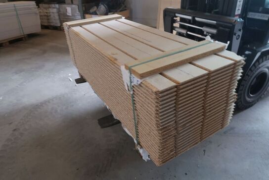 24 stk. gulvspånd plader med spor