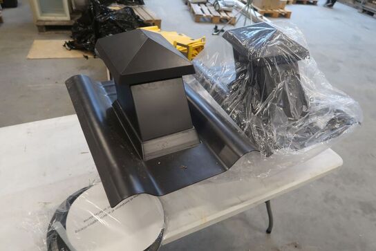 2 stk. taghætter til tagplader Toscana