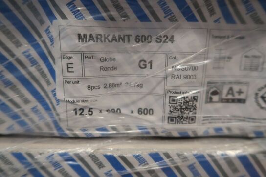 11,52 m2 Knaufdanoline Markant 600 S24