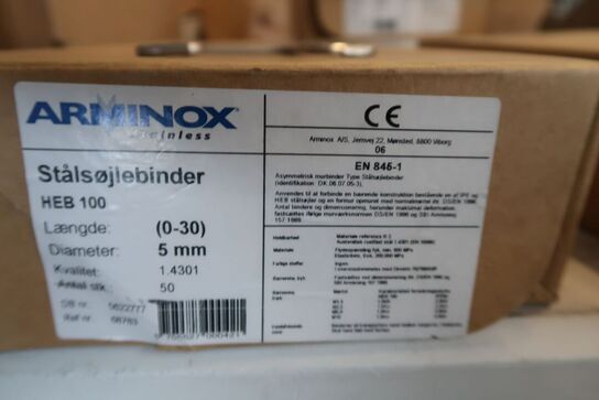 90 stk. stålsøjlebinder HEB 100