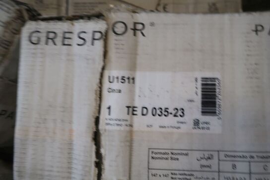 16,72 m2 fliser 15x15 cm