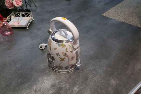 Elkedel LAURA ASHLEY Hvid/Sølv