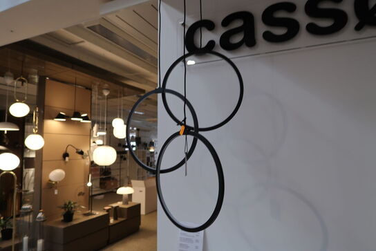 Loftlampe CASSØE Halo 3 Lysringe