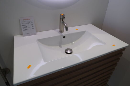 Badmødel CASSØE Class Hvidpigment Eg med vask, uden armatur