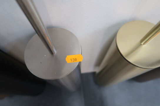 Krog, papirholder, håndklædestang, toiletbørste Børstet Messing CASSØE Noba