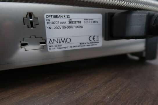 Fuldautomatisk espressomaskine ANIMO Optibean X 22